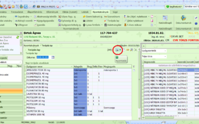 eRecept – Felírási igazolás nyomtatása