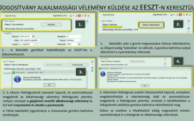 Jogosítvány adatok küldése az EESZT-be a MedMaxból