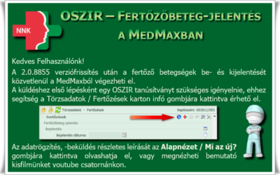 OSZIR – Fertőzőbeteg jelentés a MedMaxban